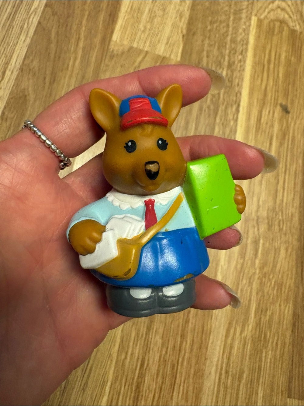 Fisher Price Little People Rita Letta Kangaroo Animalville Mail Carrier
